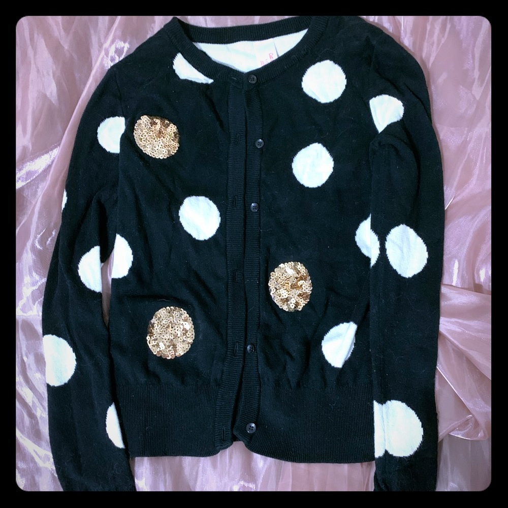 Girls Cat & Jack cardigan size L 10/12